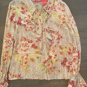 Oscar de la Renta Vintage Silk Blouse